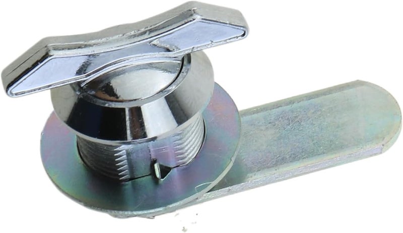 MEETOOT 5/8 Inch Thumb Operated Offset Cam Lock, RV Storage Compartment Latch, Non-Locking Thumb Knob, Suitable for RV Storage Compartment Camper Storage Door (1-Pack) - Image 5